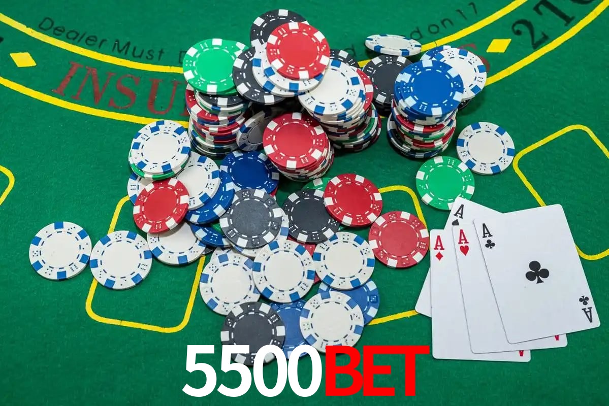 Mesa de Blackjack 5500bet